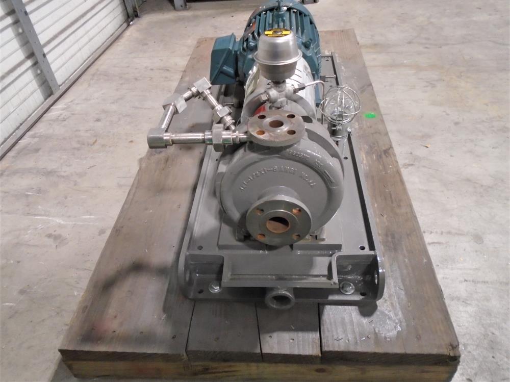 Flowserve Durco MK3 STD Centrifugal Pump 1K1.5X1-82RV/6.25 DCI Body, 10 HP Motor